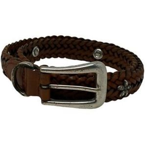 FOSSIL BRAIDED STUDDED BELT
